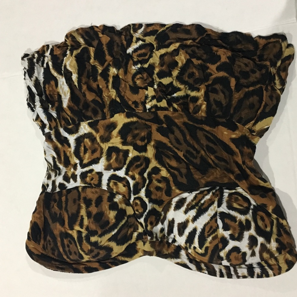 Cheetah Armless Top